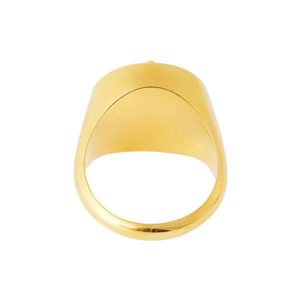 Ileana Makri Lemon Topaz Chevalier Ring