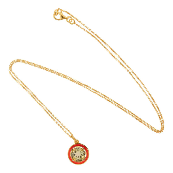 Ileana Makri Lemon Topaz Enamel