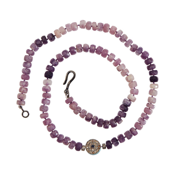 Ileana Makri Lepidolite Talisman Necklace 230 (45cm)