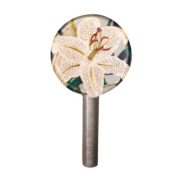 ileana makri Lily Marquetry Hand Mirror