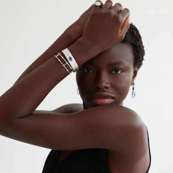 Ileana Makri Line Cuff SLV