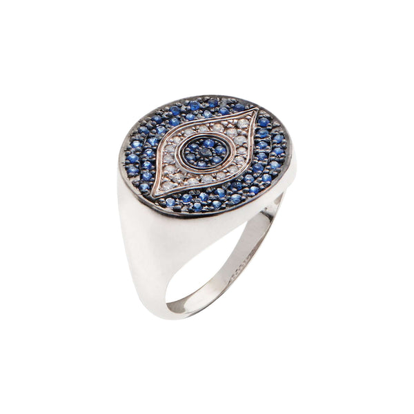 ileana makri Little Blue Dawn Chevalier Ring