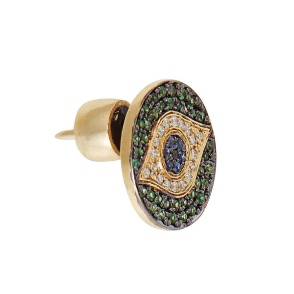 Ileana Makri Little Dawn Green Studs