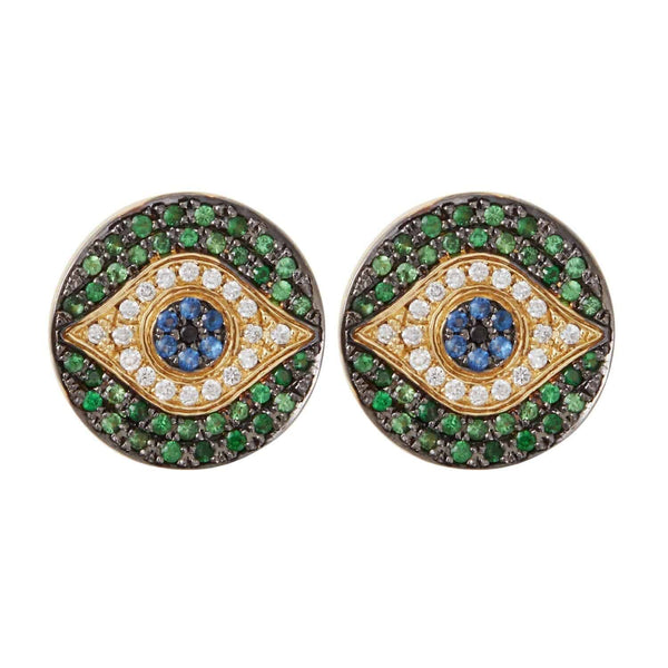 ileana makri Little Dawn Green Studs