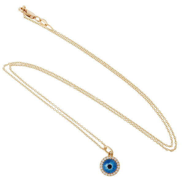 Ileana Makri Little Deep Blue Evil Eye Y-D-QUARTZ