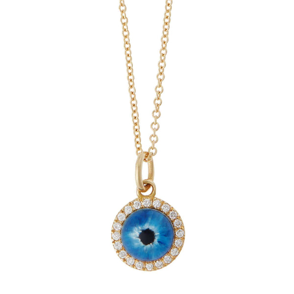 ileana makri Little Deep Blue Evil Eye Y-D-QUARTZ