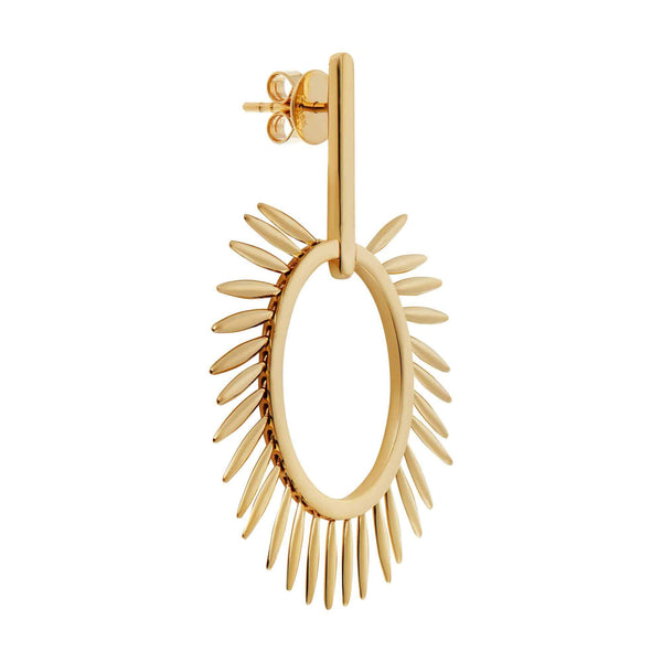 Ileana Makri Little Grass Sunny Earrings