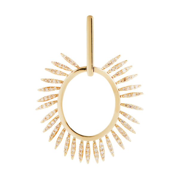 Ileana Makri Little Grass Sunny Earrings Y-Lchd