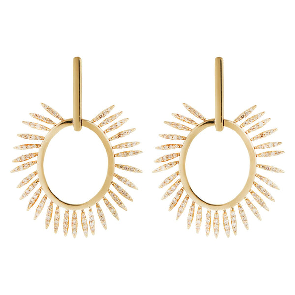 ileana makri Little Grass Sunny Earrings Y-Lchd
