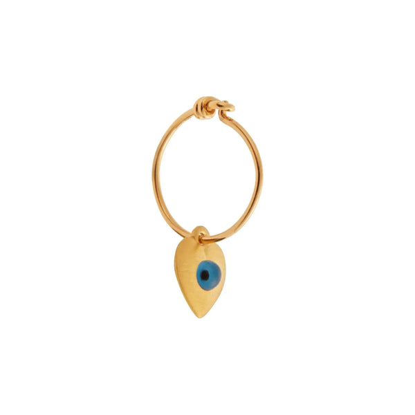 Ileana Makri Little Love Eye Slim Hoops