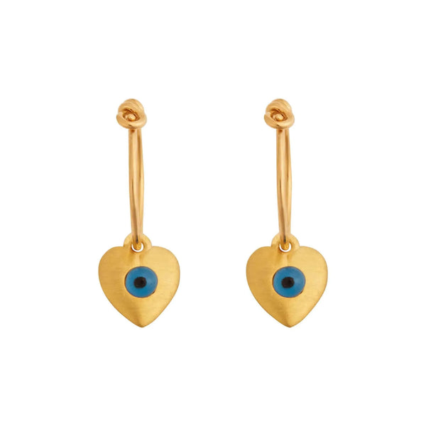 ileana makri Little Love Eye Slim Hoops