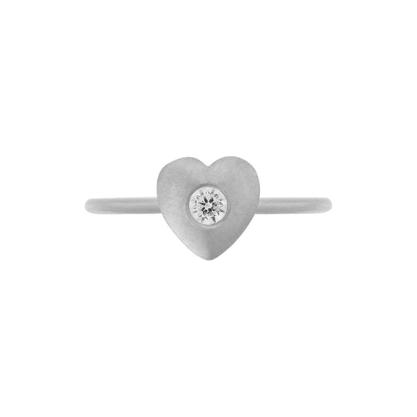 Ileana Makri Little Love Ring SLV