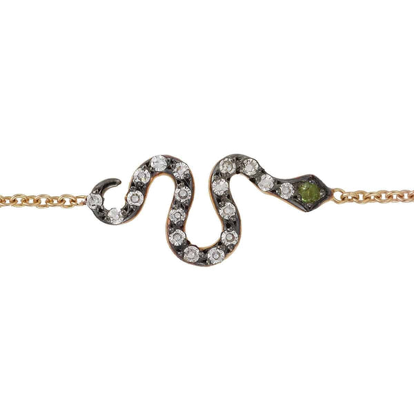 Ileana Makri Little Snake Bracelet P-Chd-Ts
