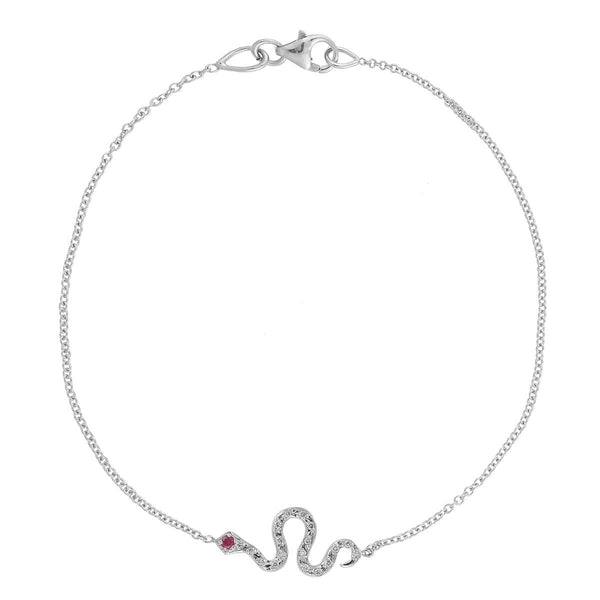 ileana makri Little Snake Bracelet W-D-Ru