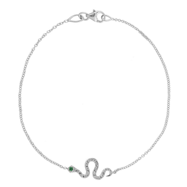 ileana makri Little Snake Bracelet W-D-Ts
