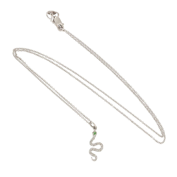 Ileana Makri Little Snake Pendant W-D-Ts