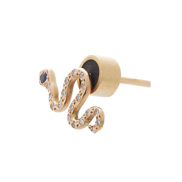 Ileana Makri Little Snake Stud P-D-Bs