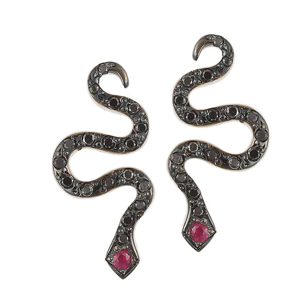 Ileana Makri Little Snake Stud W-Bd-Ru