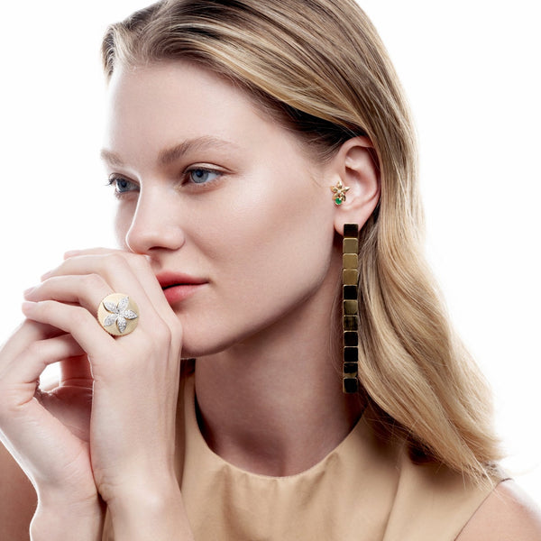 Ileana Makri Long Removable Tile Earrings Y-D