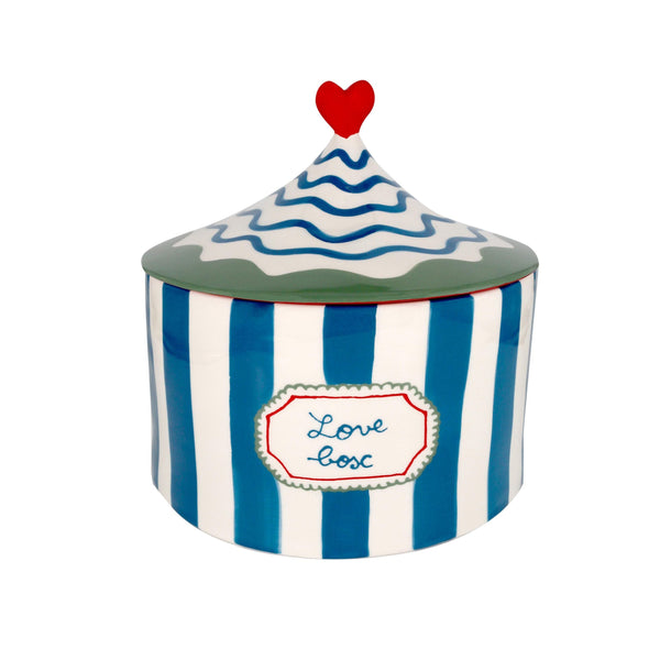 ileana makri Love Box Blue Stripes & Khaki