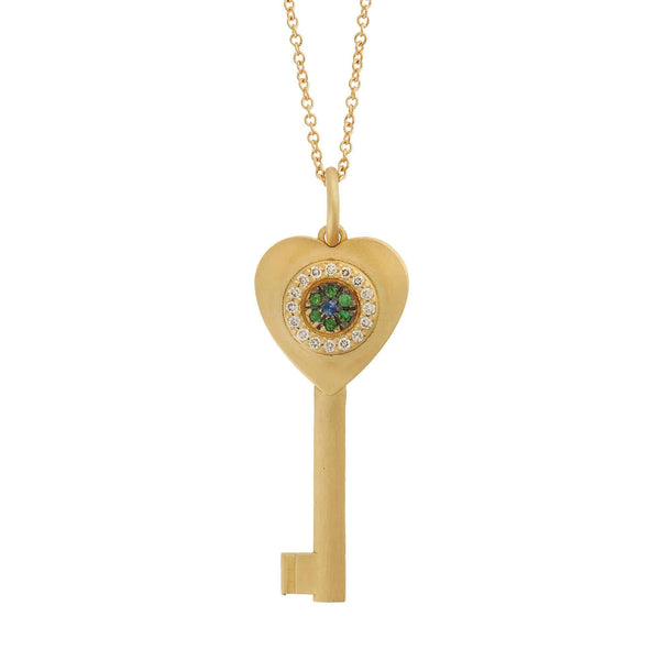 ileana makri Love Key Pendant