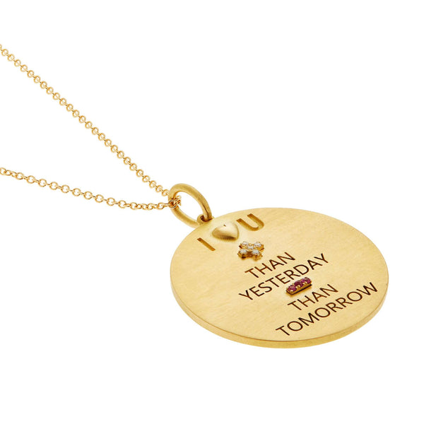 Ileana Makri Love Note Pendant Y-D-RU