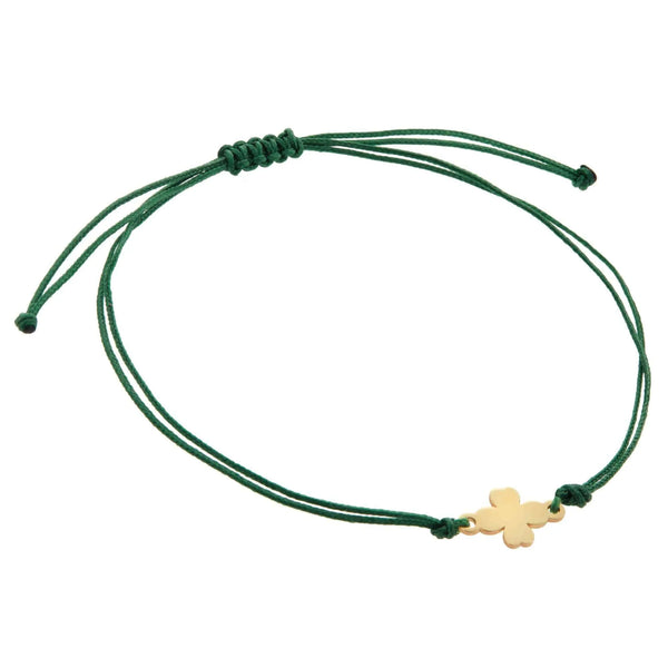 Ileana Makri Lucky Clover Cord Bracelet Y10