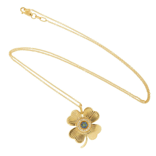 Ileana Makri Lucky Clover Pendant