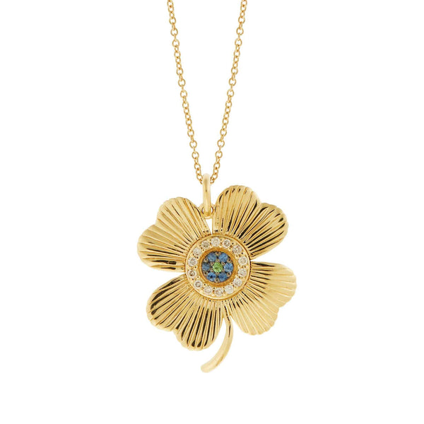 ileana makri Lucky Clover Pendant