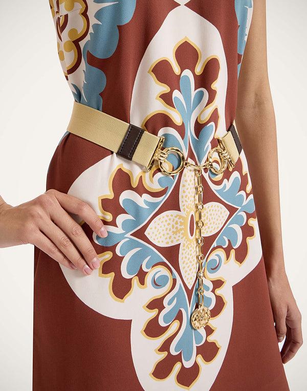 Ileana Makri Medallion Belt Solid Ecru