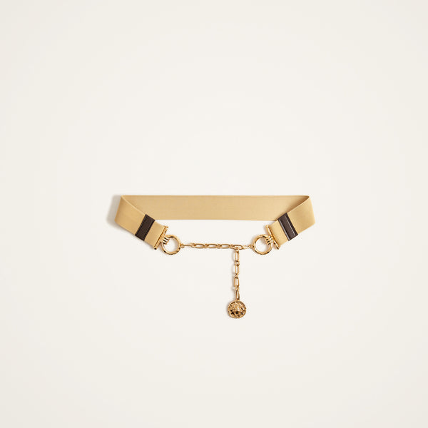 ileana makri Medallion Belt Solid Ecru