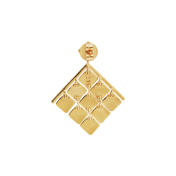 Ileana Makri Medium Tile Curtain Earrings Y-D