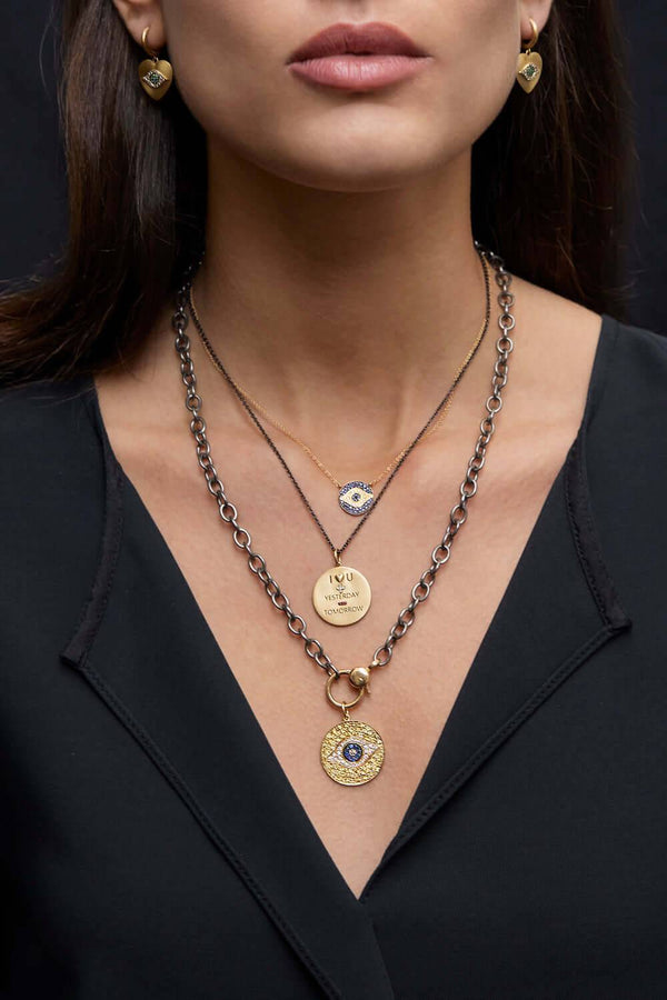 Ileana Makri Mini Dawn Blue Necklace Y