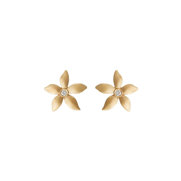 ileana makri Mini Golden Blossom Studs Y-D