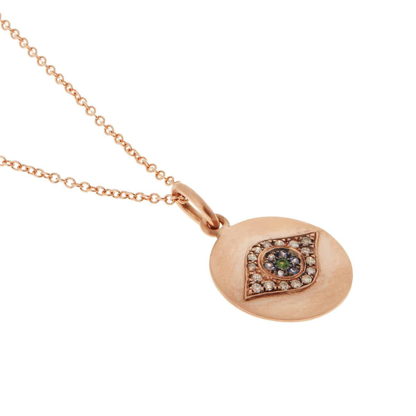 Ileana Makri Mini Golden Eye Pendant P