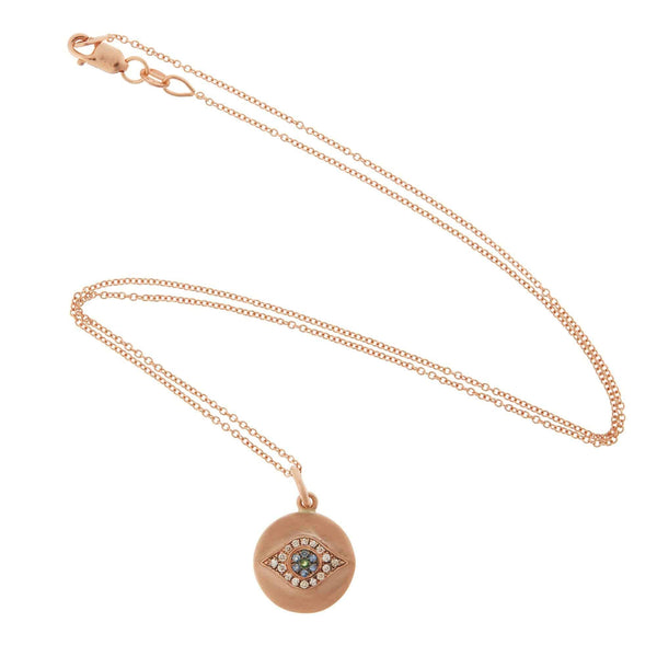 Ileana Makri Mini Golden Eye Pendant P