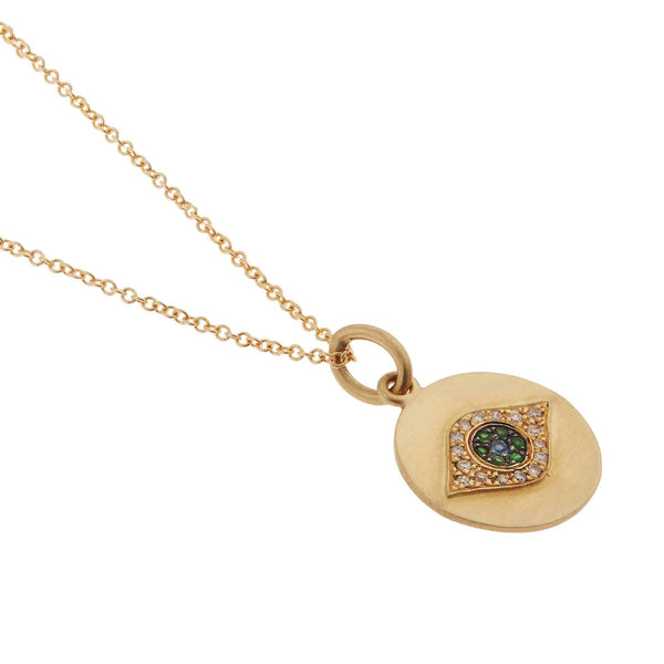 Ileana Makri Mini Golden Eye Pendant Y