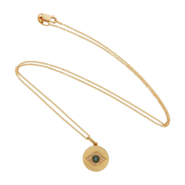 Ileana Makri Mini Golden Eye Pendant Y
