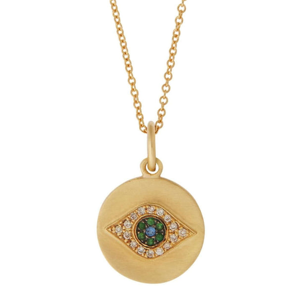 ileana makri Mini Golden Eye Pendant Y