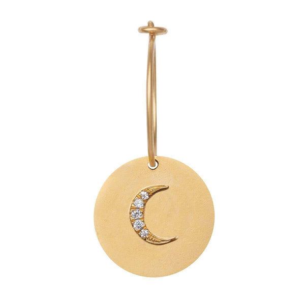 Ileana Makri Moon Disc Hoops