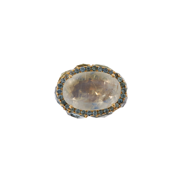 Ileana Makri Moonstone Blossom Ring