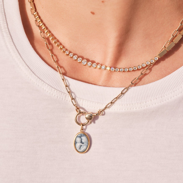 Ileana Makri Mother & Child Cameo Pendant
