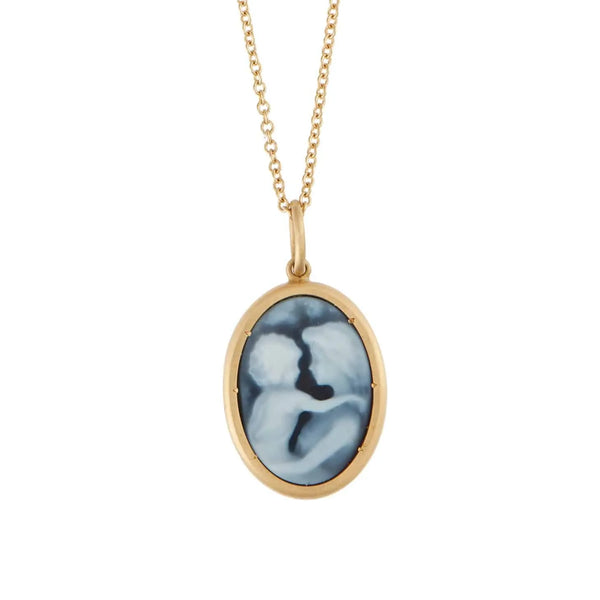 ileana makri Mother & Child Cameo Pendant