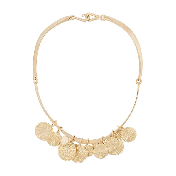 ileana makri Multi Coins Round Necklace