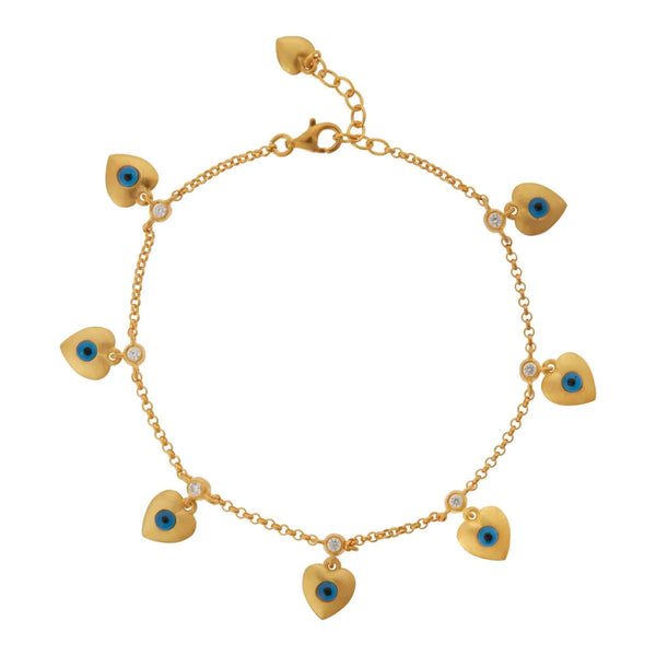 ileana makri Multi Love Charm Bracelet