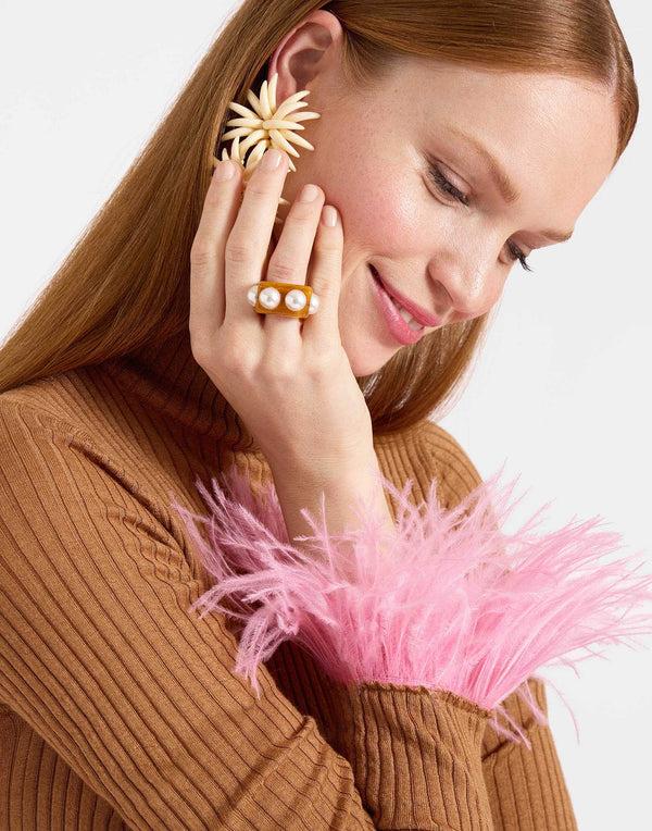 Ileana Makri Nefertiti Ring Solid Rust