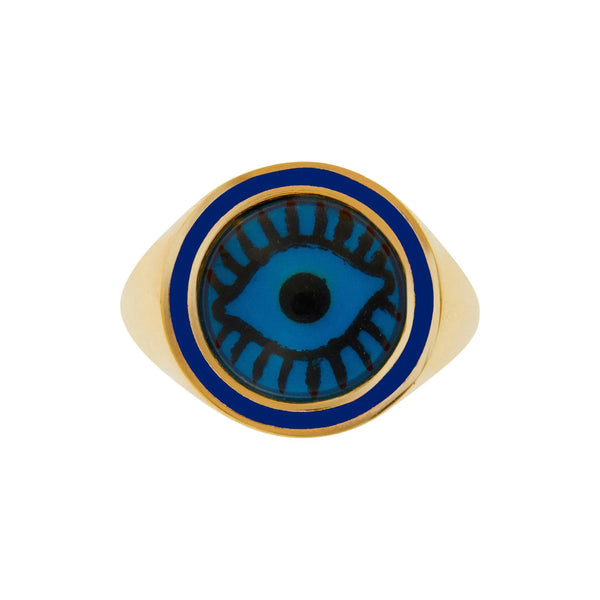 Ileana Makri Neon Blue Evil Eye Chevalier