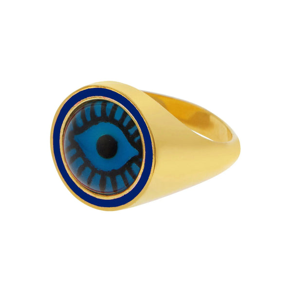 ileana makri Neon Blue Evil Eye Chevalier