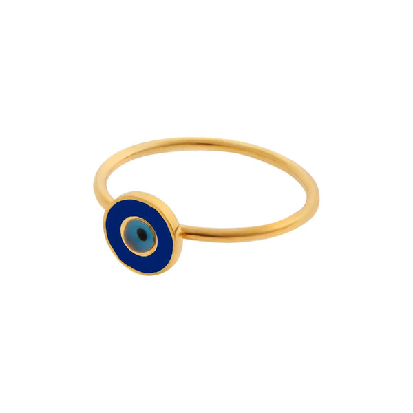 Ileana Makri Neon Blue Eye Ring