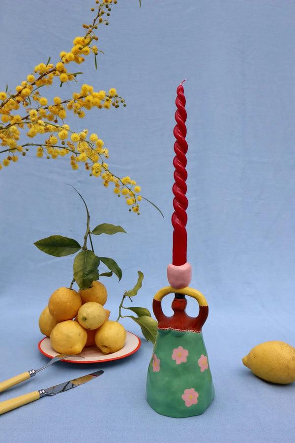 Ileana Makri Nina Green Candleholder